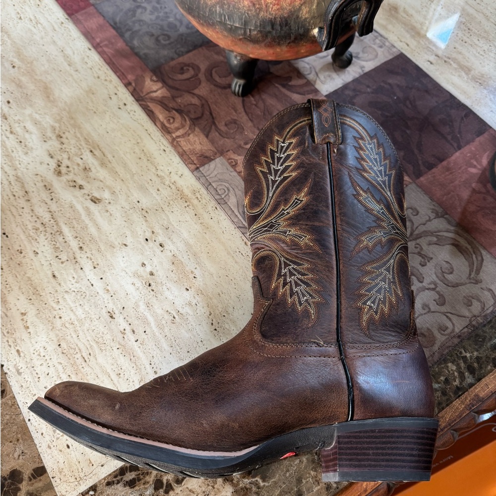 Justin Boots Dark Brown Western Boots